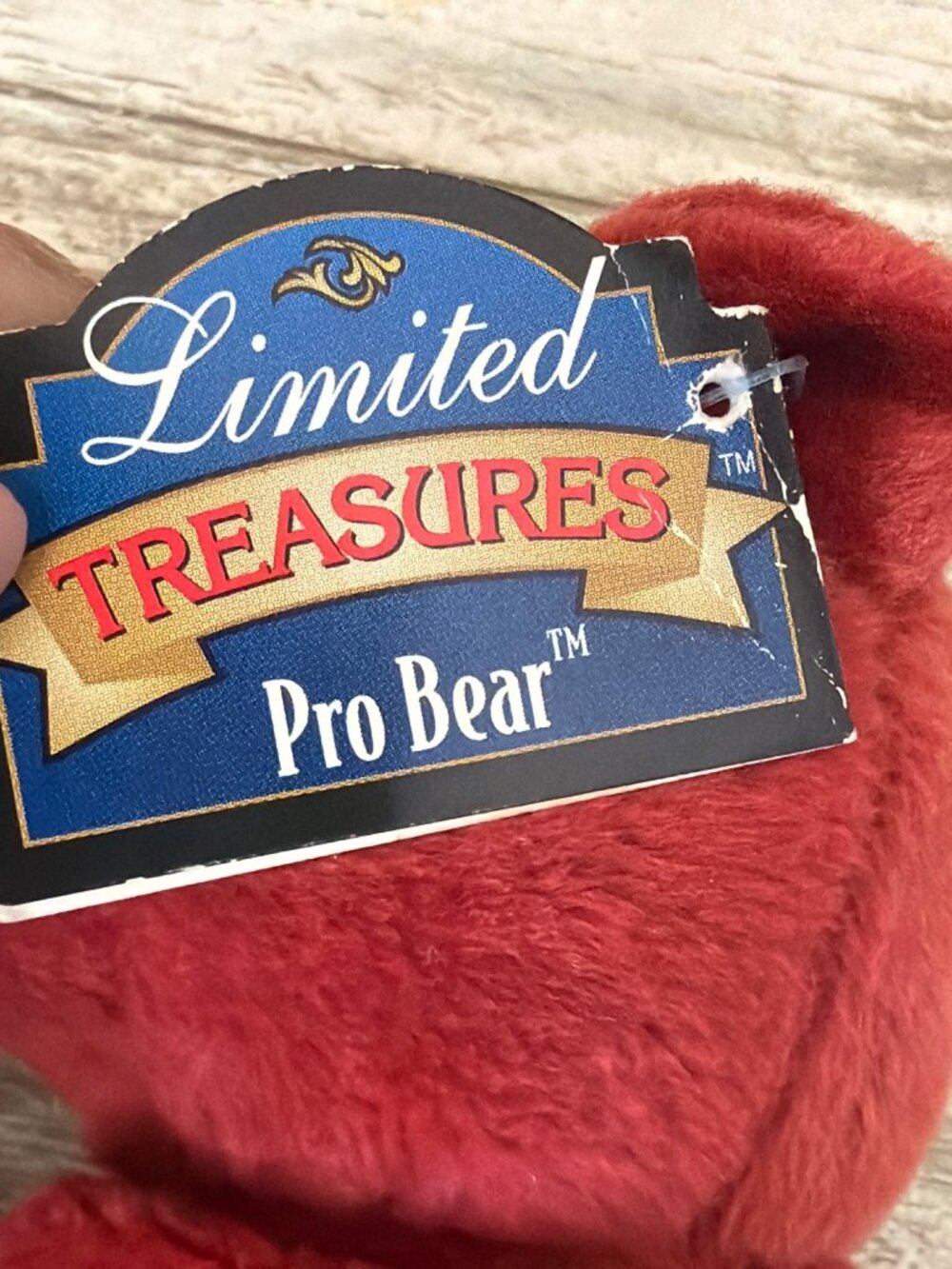Vintage 2000 Patrick Ewing Seattle Sonics Limited Treasures Pro Bear Plush - Picture 11 of 11